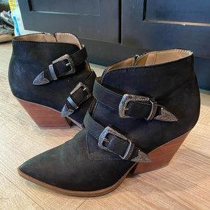 Franco Sarto witchy booties